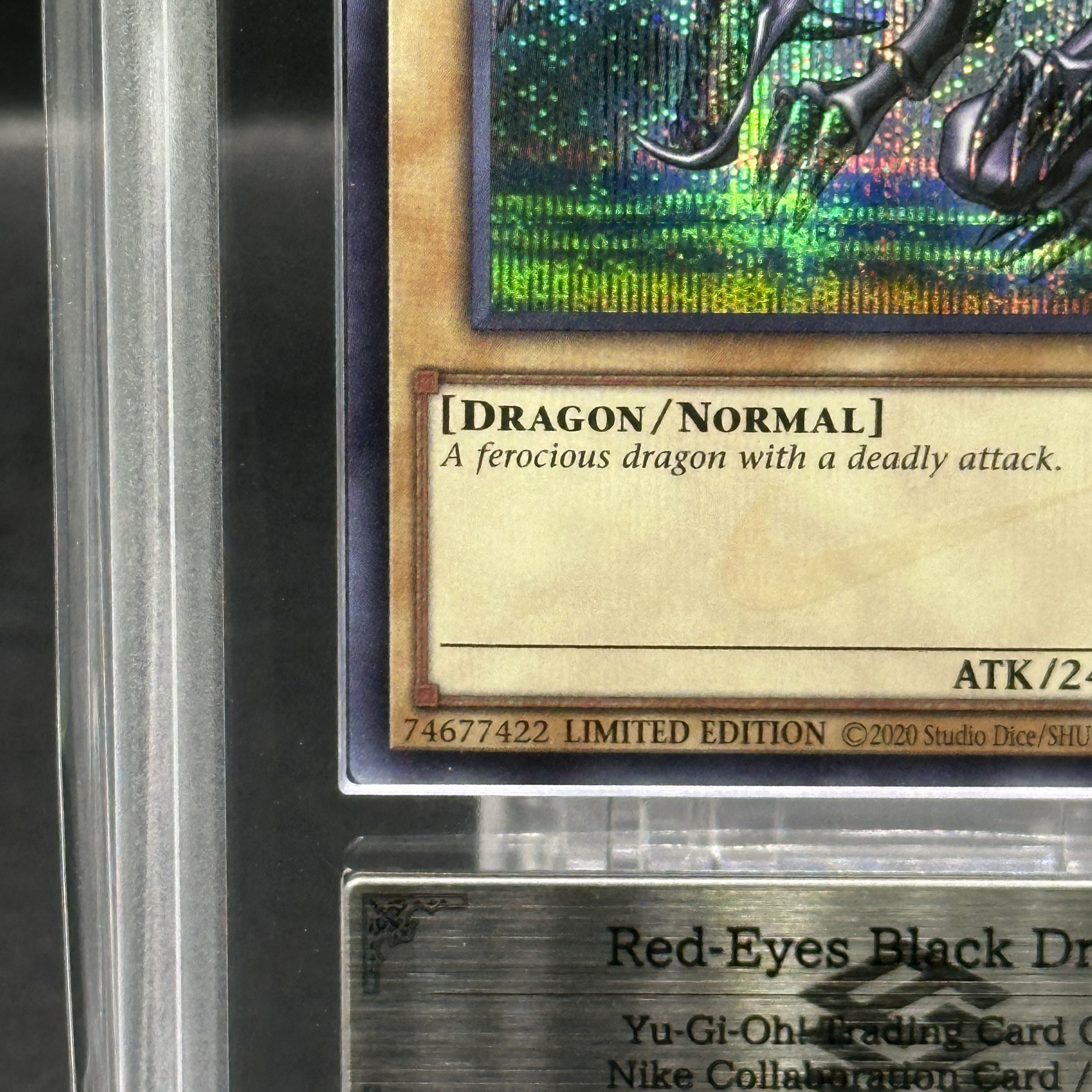 ARS10] Red-Eyes Black Dragon (English Version/Nike Logo) [Secret] {NKC1-EN002} 1枚