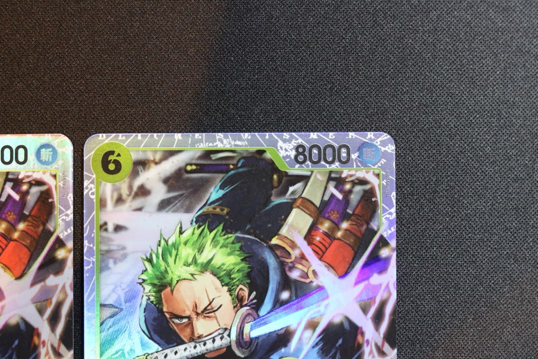 set of two sheets Roronoa Zoro SR ST29-014 1枚