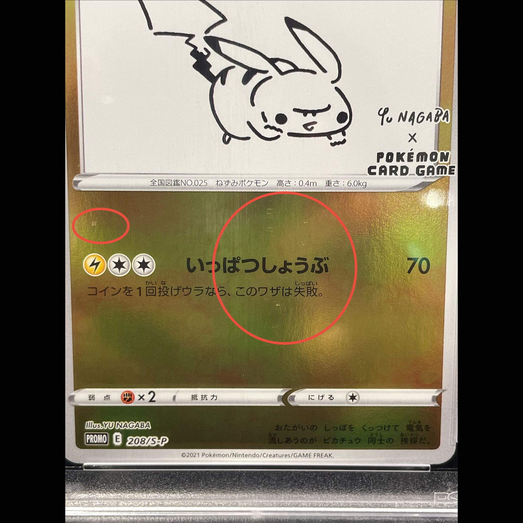 PSA10】ピカチュウ YU NAGABA プロモ 開封済み PROMO 208/S-P 1枚の