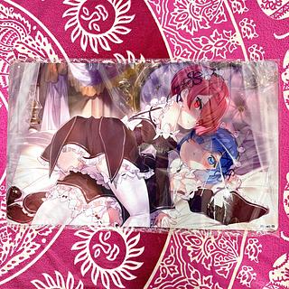 Psychic Precious] Rizero Rem Ram Midnight Snubbull Playmat