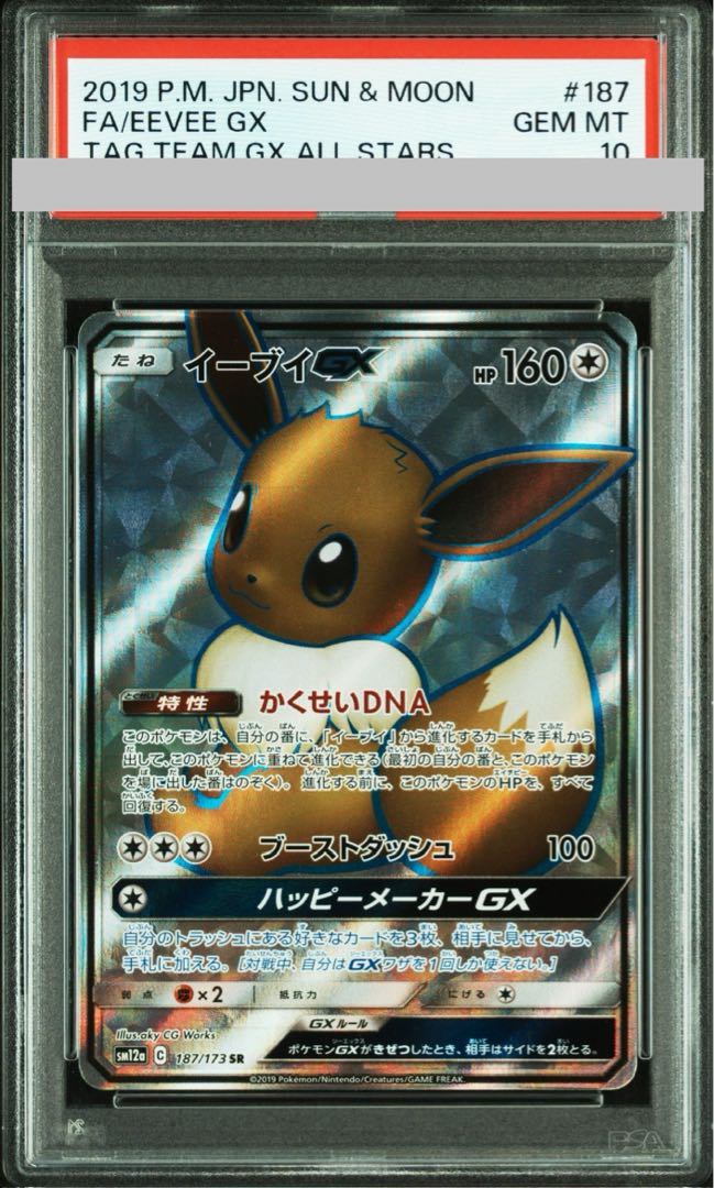 PSA10] EeveeGX SR 187/173