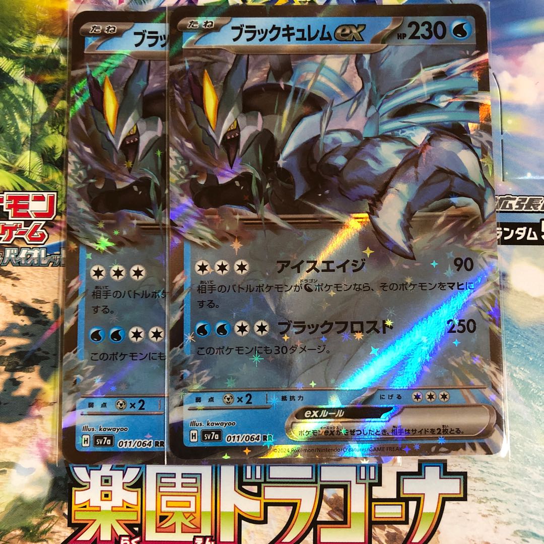 ポケモンカードゲーム】ブラックキュレムEX ブラックキュレムEX