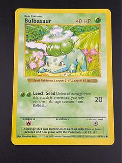 【中古品】フシギダネ 44/102 ● Bulbasaur シャドーレス　 英語　英語版　旧裏　ホロ　ポケモンカード　トレカ　