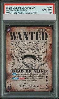 【PSA10】モンキー・D・ルフィ(パラレル)(手配書) SP OP05-119