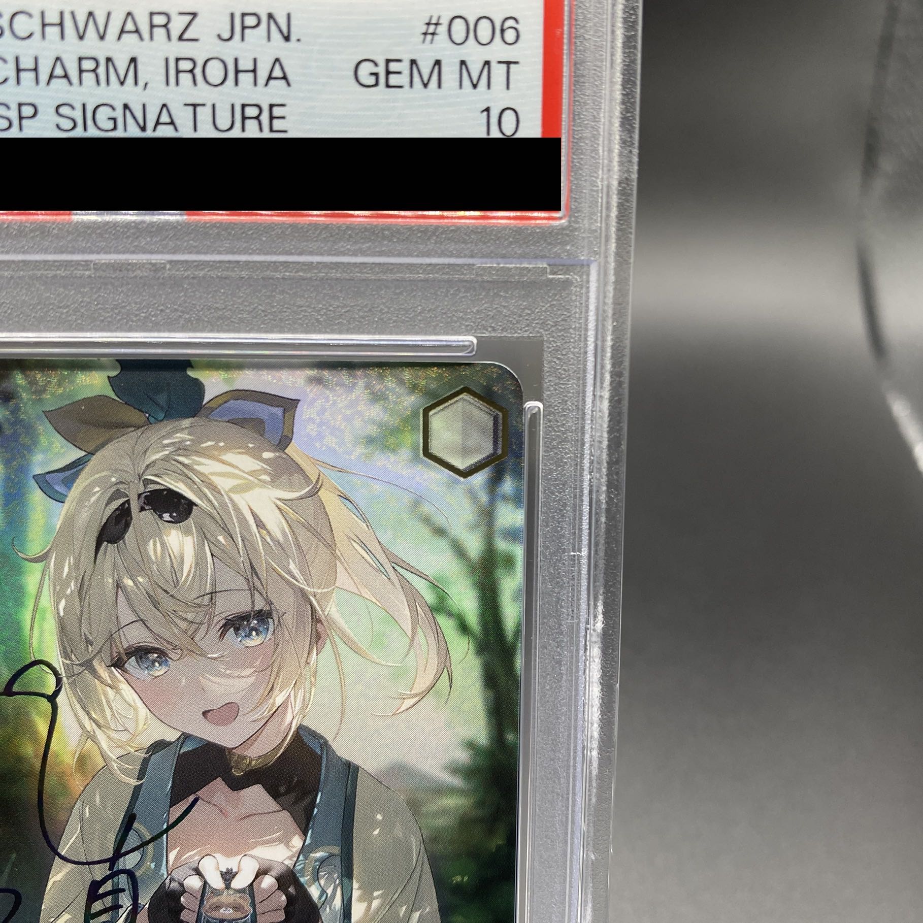 PSA10] Handmade Good Luck Charm KAZAMA Iroha (Signed) SSP HOL/W104-006SSP