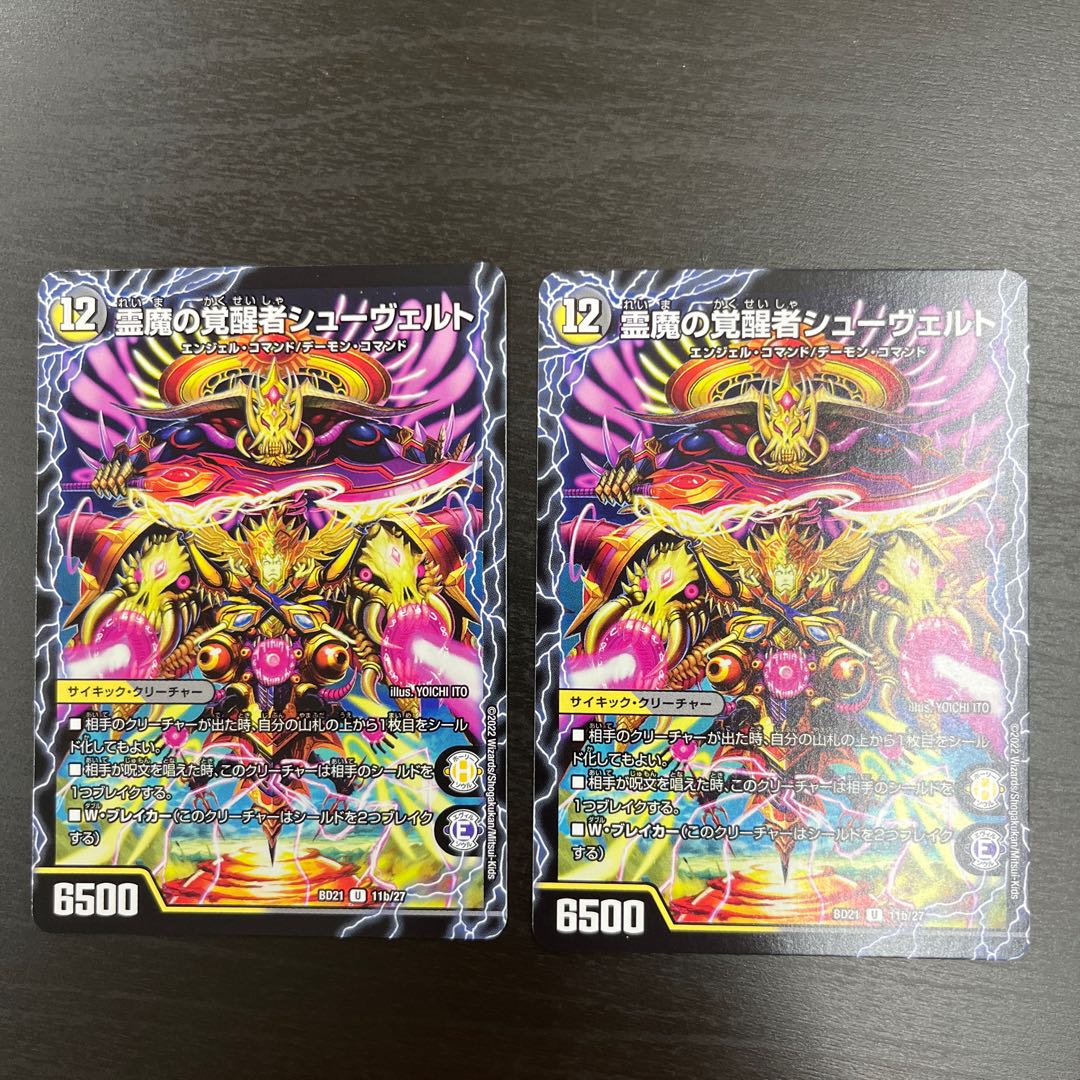 Schwerdt, the Spirit Demon of Time and Space Schwerdt, the Awakening of the Spirit Demon [U] {BD2111b/27/11a/27} [Psychic Dimension] 2 copies 2枚