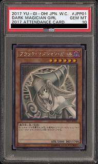 【PSA10】ブラックマジシャンガール ホログラフィック WCS2017 開封済 プロモ 2017-JPP01 1枚