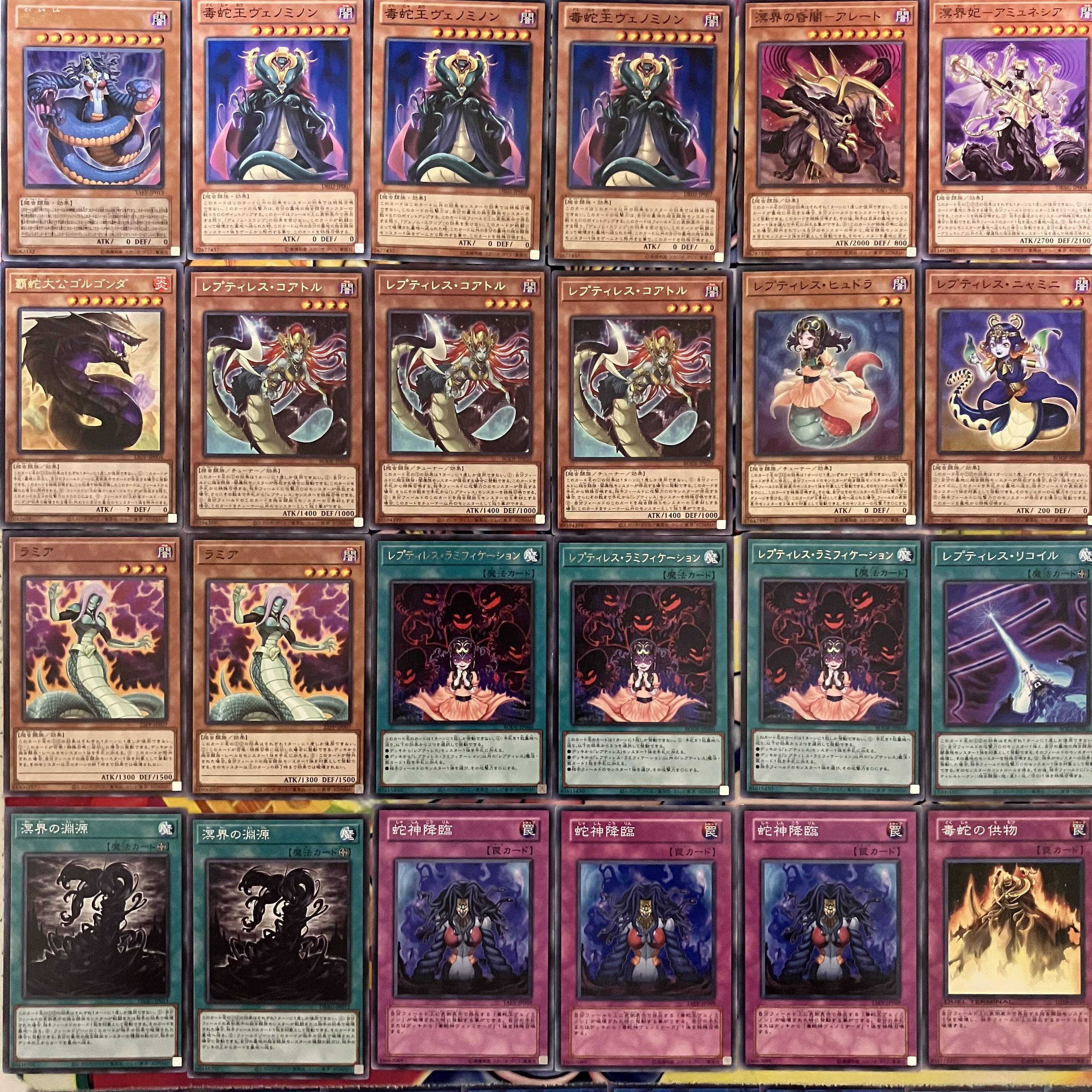 No. 1516 Venom Serpentine Princess Deck | Venom Deck | Yu-Gi-Oh! | Vennominaga Deck 1枚