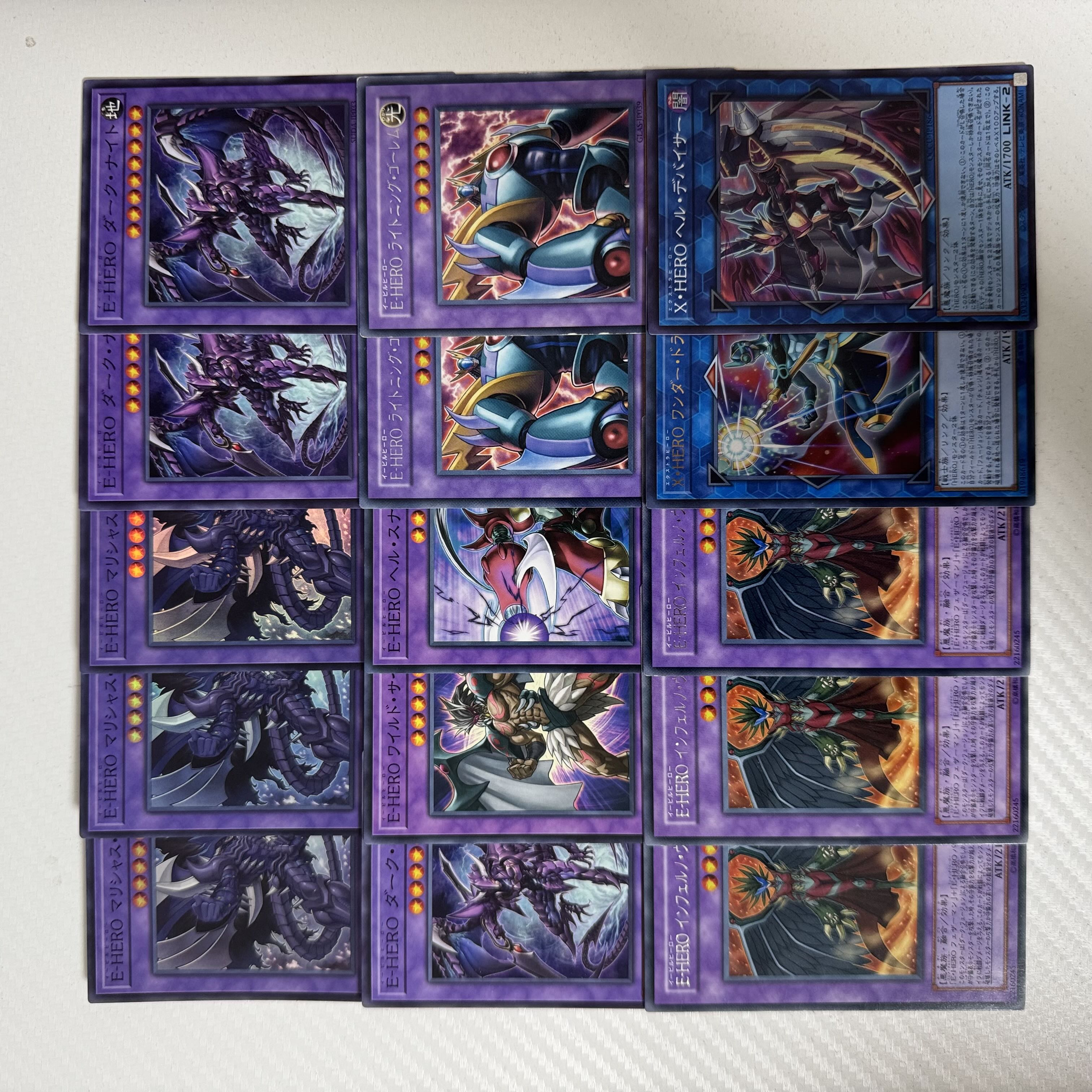 遊戯王 EーHERO イービルヒーローデッキ 40枚＋EX15枚