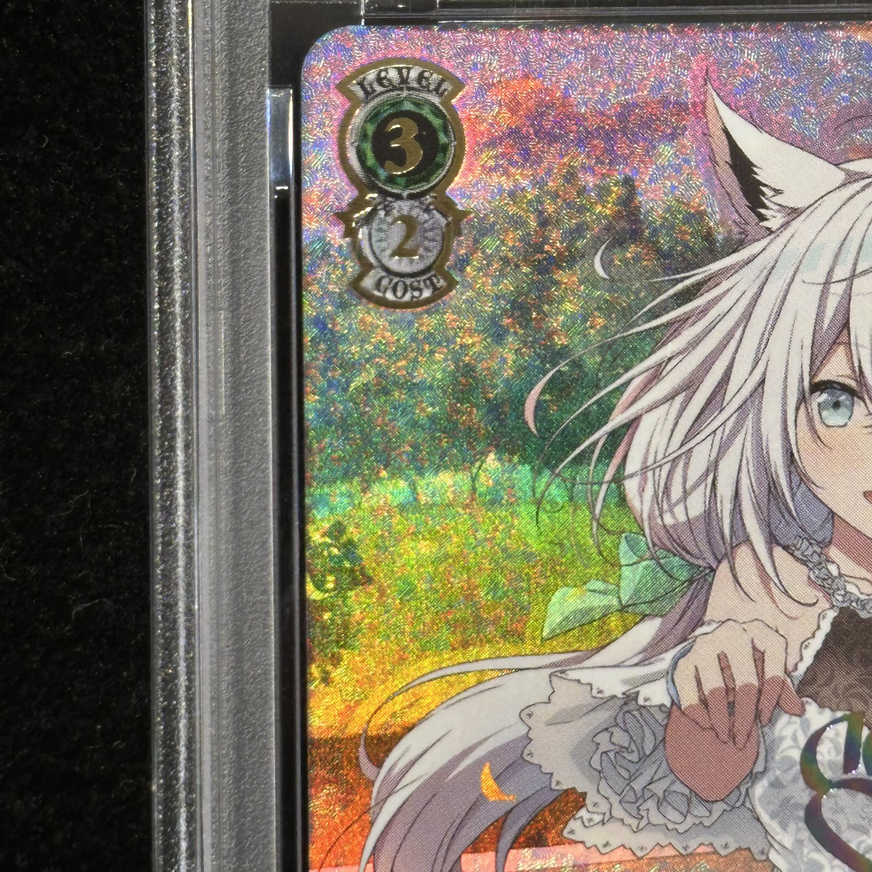 【PSA10】茜さす地でキミと 白上フブキ(サイン入り) SSP HOL/W104-048SSP 1枚