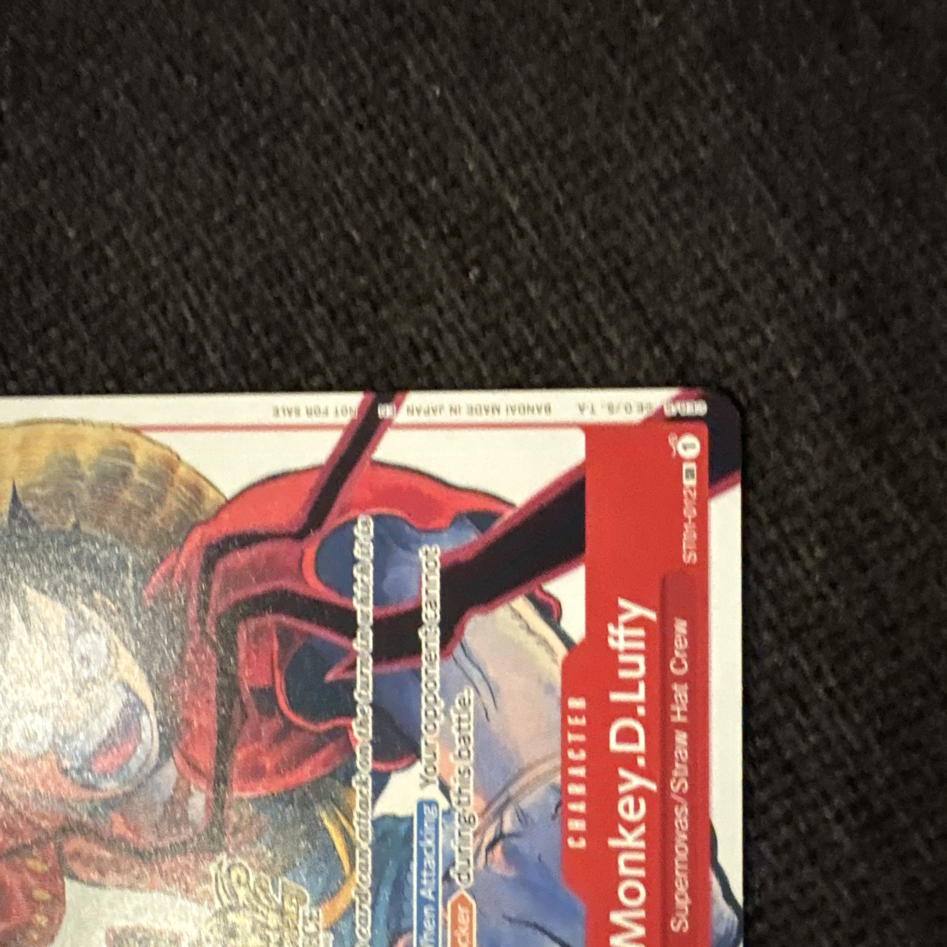 English One Piece Card 3rd Anniversary Monkey D Luffy 1枚