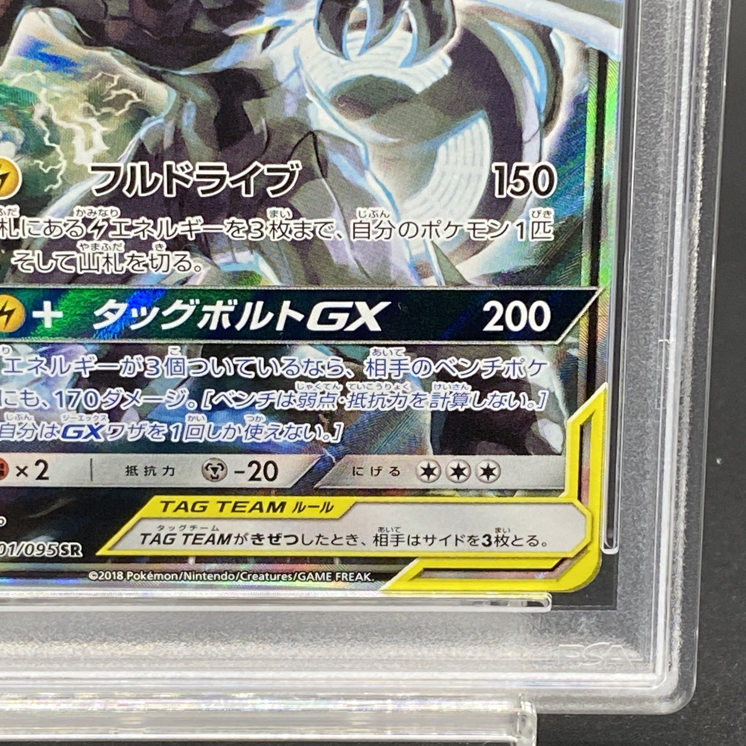 【PSA10】ピカチュウ＆ゼクロムGX SR 101/095