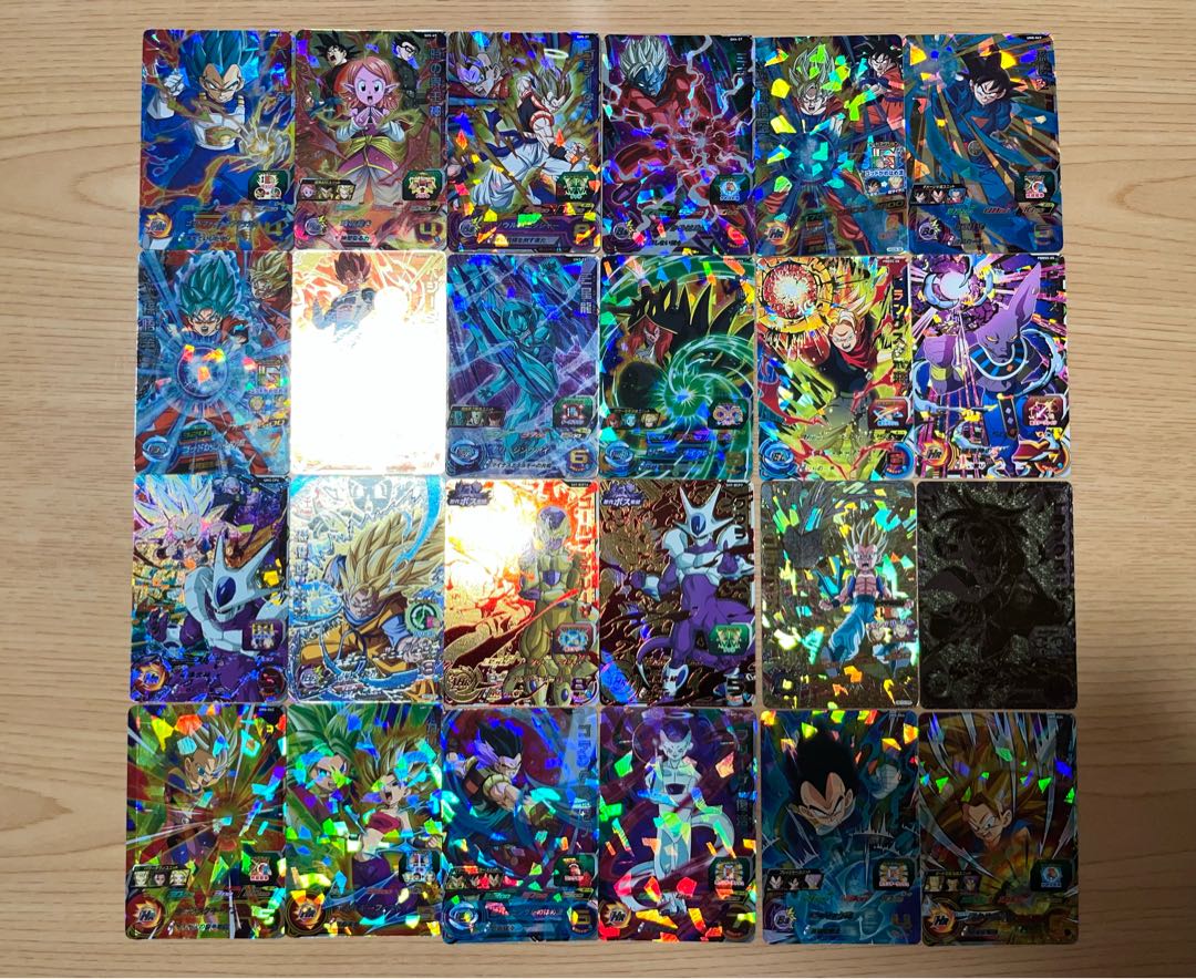 Condition: B Super Dragon Ball Heroes 96 Kira cards, sold in bulk. 1枚