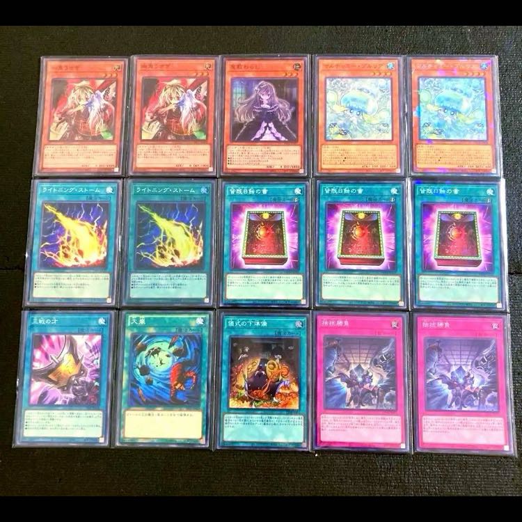 遊戯王【大会用構築！！三重スリーブ！！】光と闇の儀式デッキ４０枚　ＥＸ&サイドデッキ１５枚 1枚