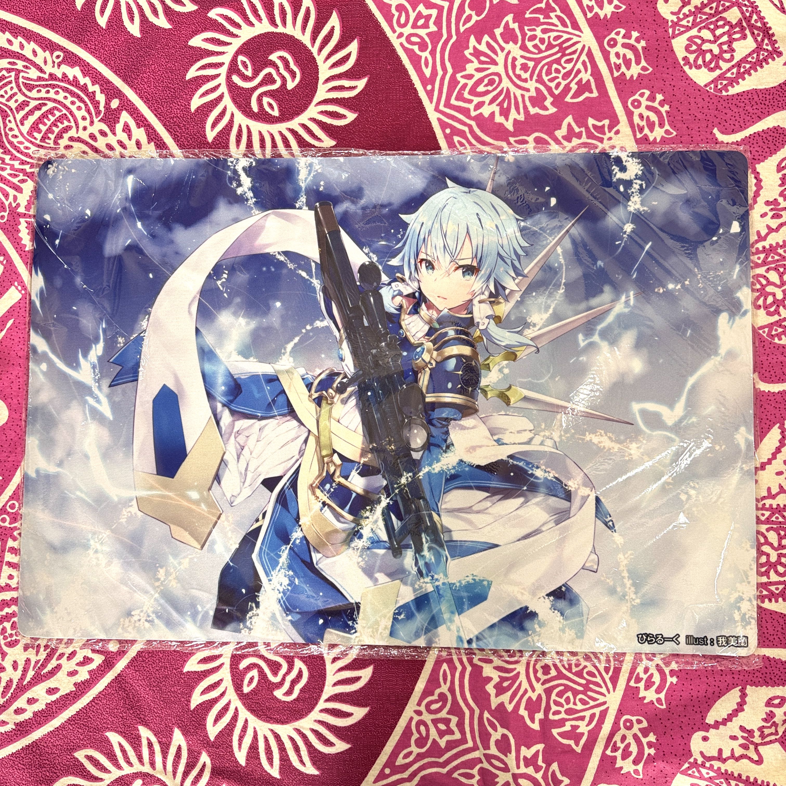 【超貴重】SAO 太陽神ソルス シノン レガートⅡ ぴらるーく プレイマット