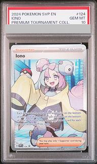 【PSA10】ナンジャモ (Iono/SR仕様/英語版) 124 PROMO SV-P 1枚