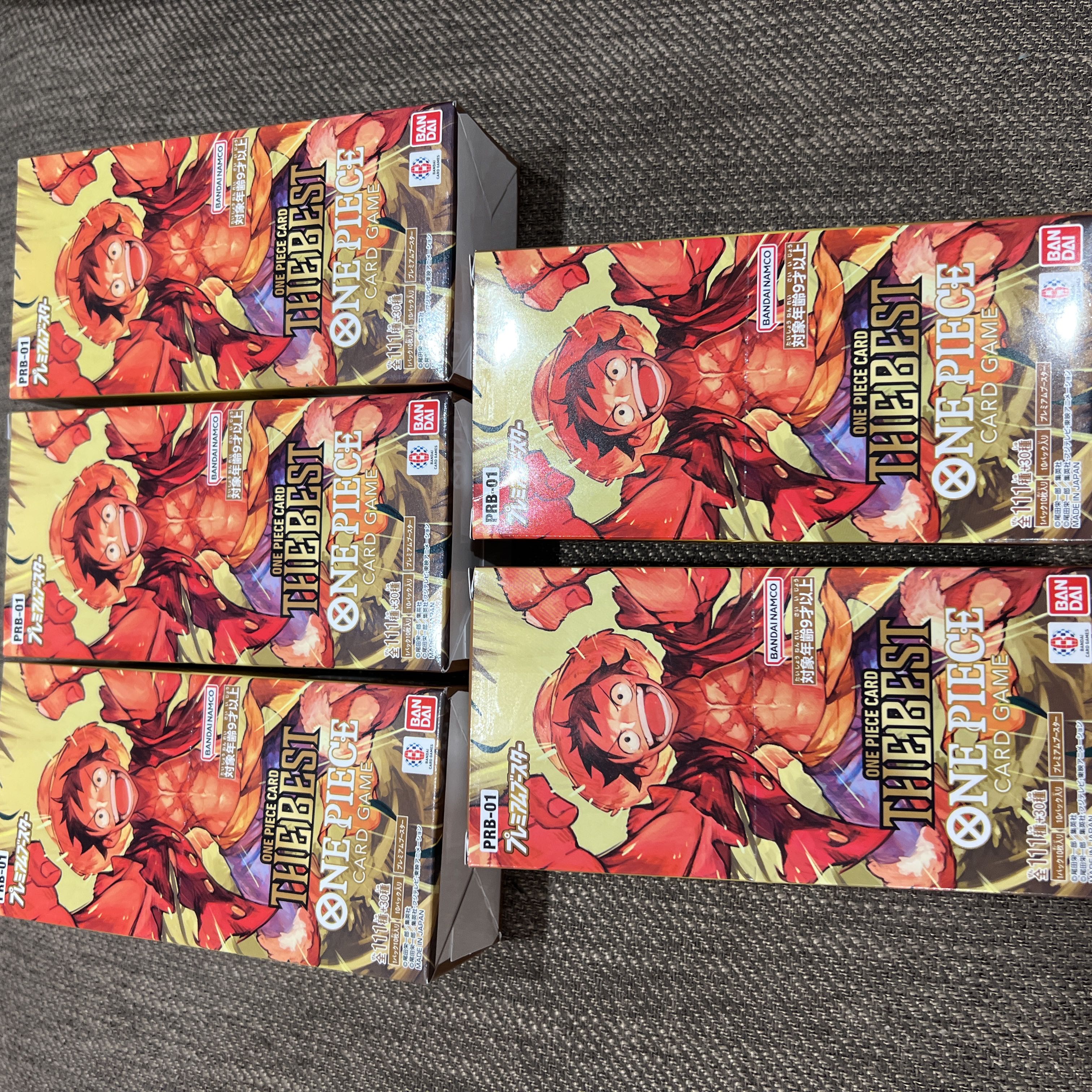 Premium Flareon ONE PIECE CARD THE BEST [PRB-01] Unopened BOX 5BOX