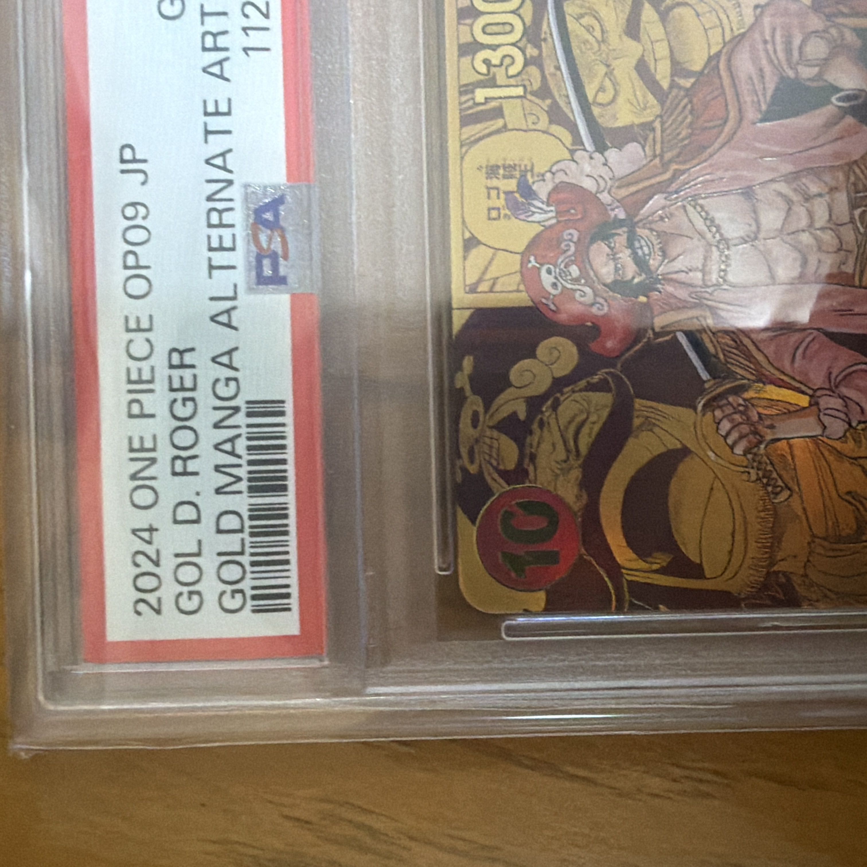 [PSA10] Gol D. Roger (Parallel) (Super Parallel) (Comic Parallel, Komipara, Manga Background) P-SEC OP09-118 1枚