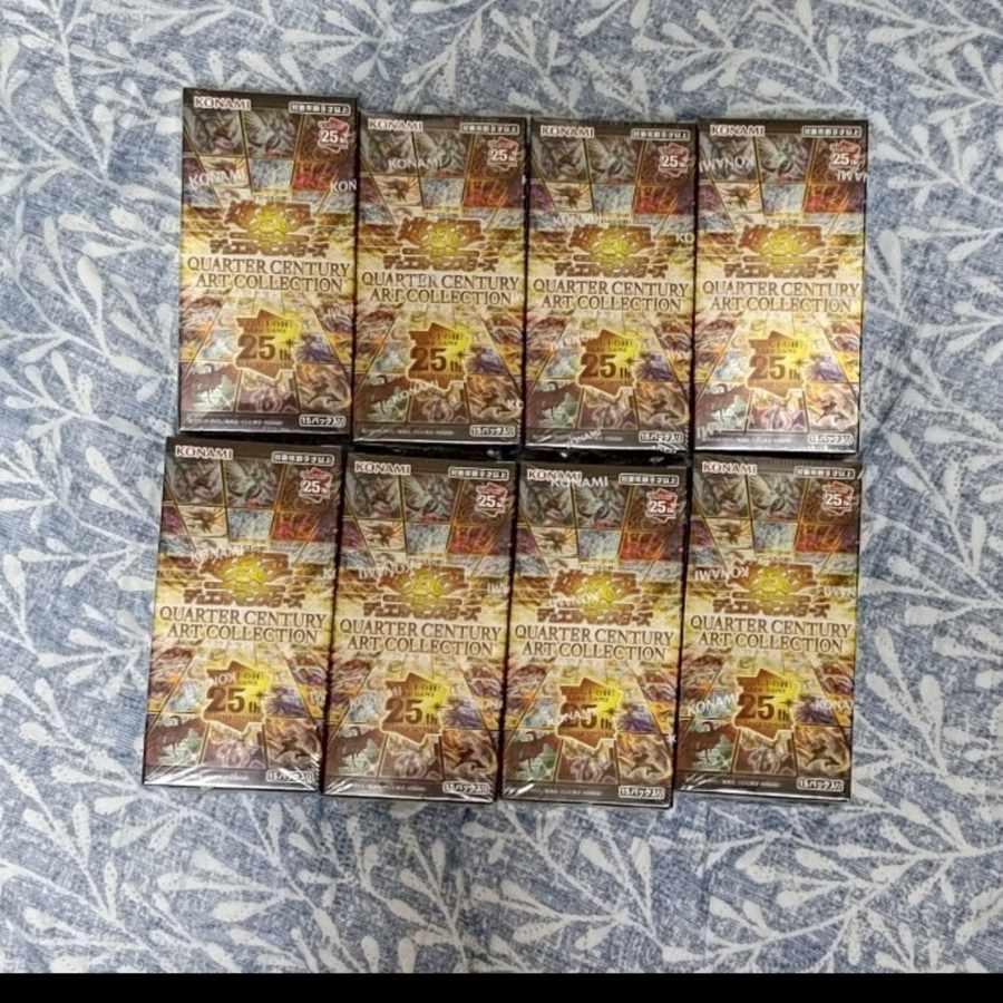遊戯王 クォーターセンチュリーアートコレクション 8BOX 新品未 遊戯王 クォーターセンチュリーアートコレクション 8BOX 新品未