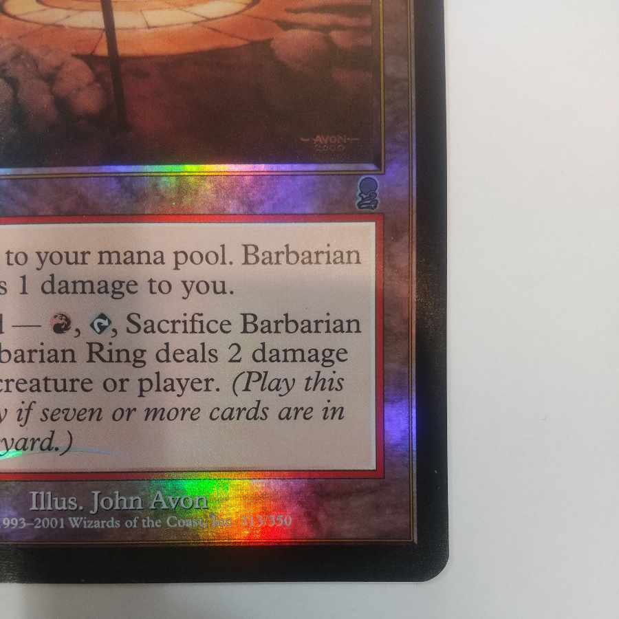 【ODY】蛮族のリング【Foil】【英】 1枚