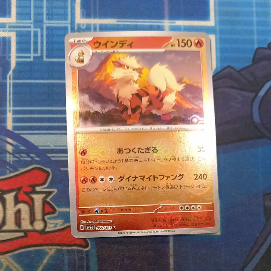 Arcanine (Master Ball pattern/mirror) U 059/165 1枚