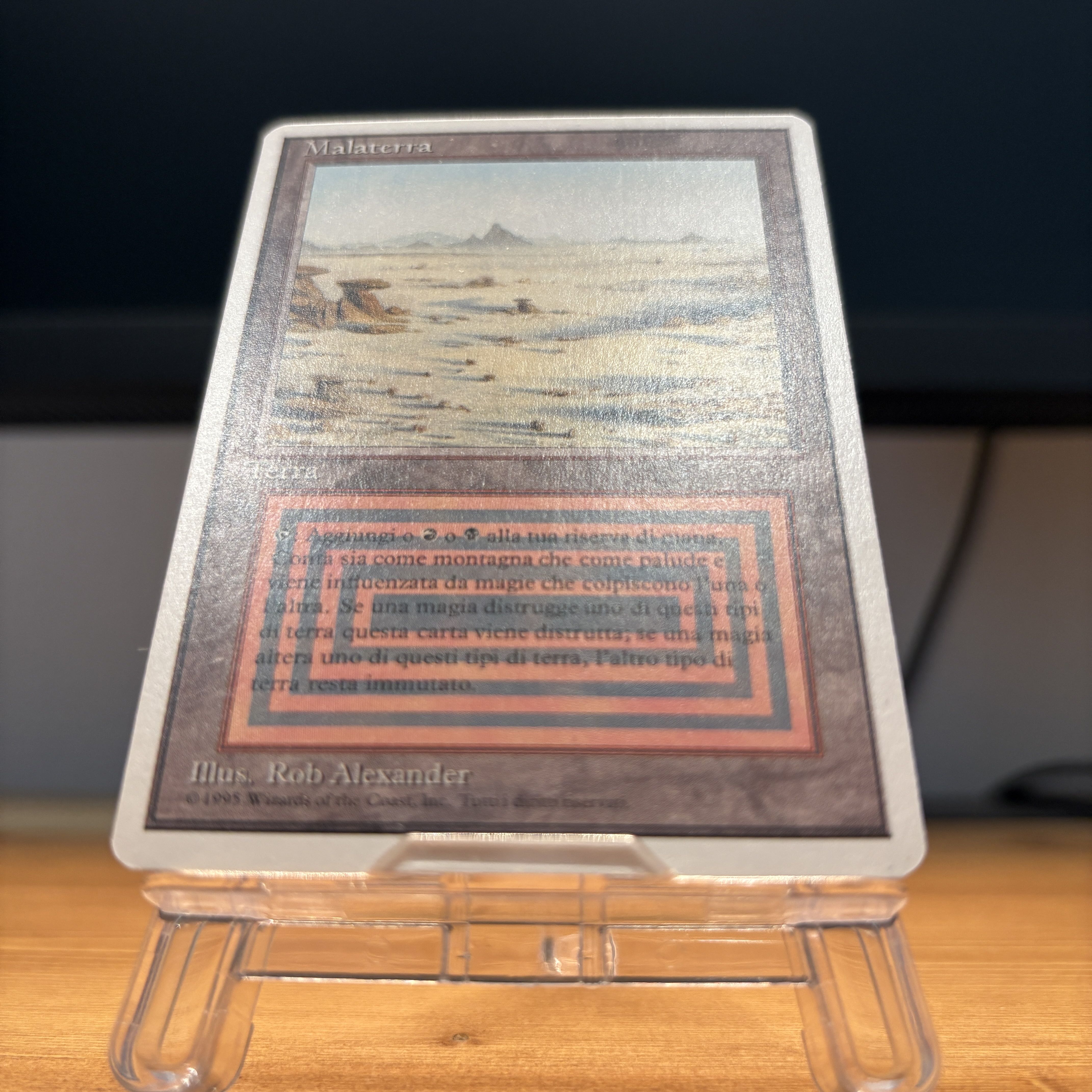 Badlands revised 3ed Italian Dual lands MTG 1枚