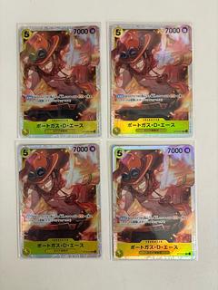 最安値！！4枚セット ポートガス・D・エース SR ST13-011