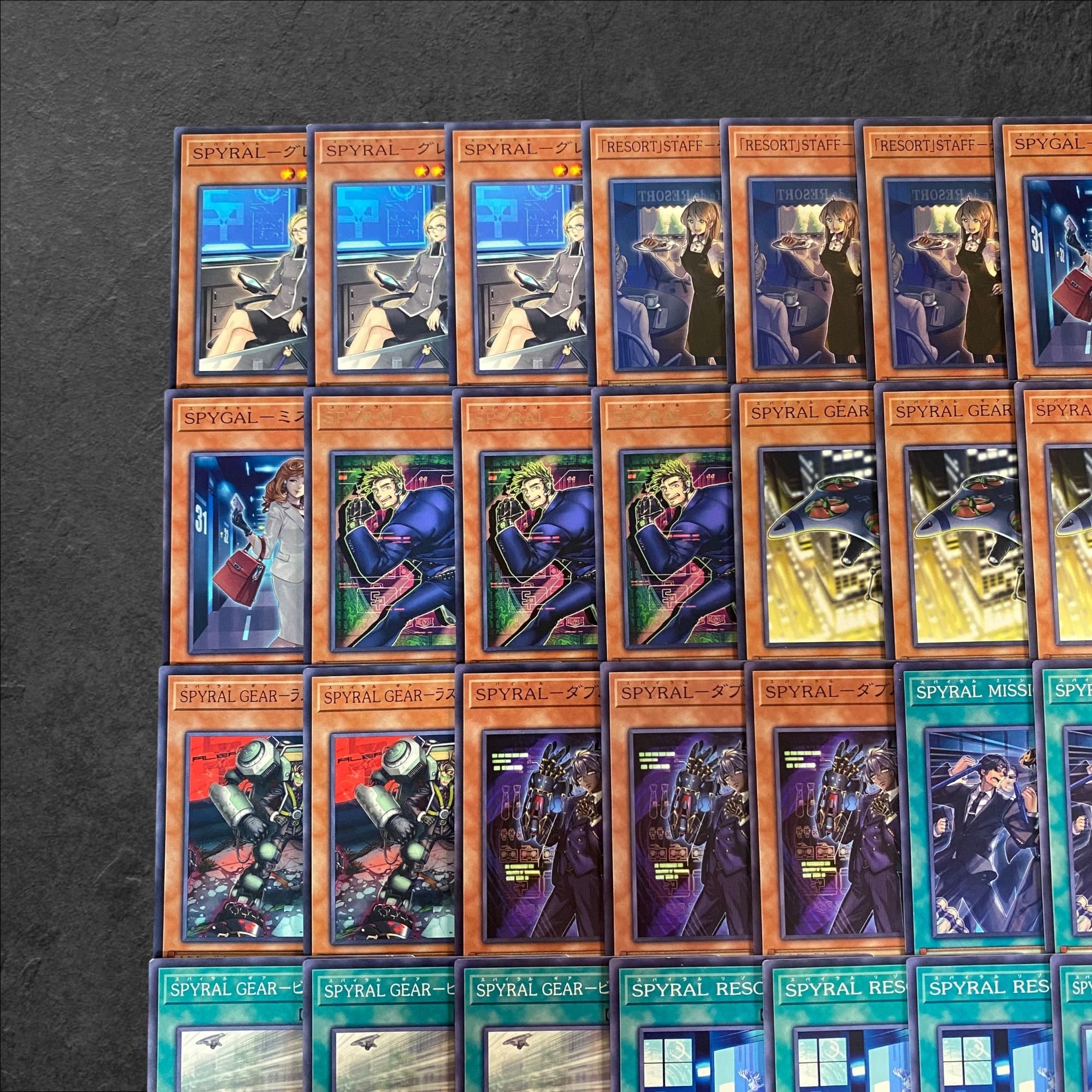 A335 [King of Games] SPYRAL Deck Parts - Set of 40