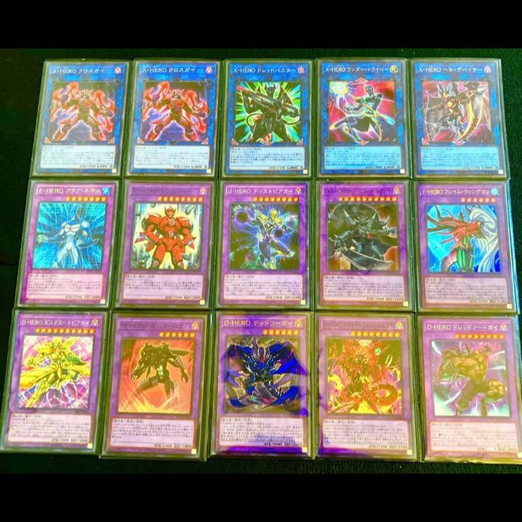 Yu-Gi-Oh! [Tournament-Winning Deck!! Mie Sleeves!!] 40-Card D-HERO Deck, 15 EX & Side Deck Cards 1枚