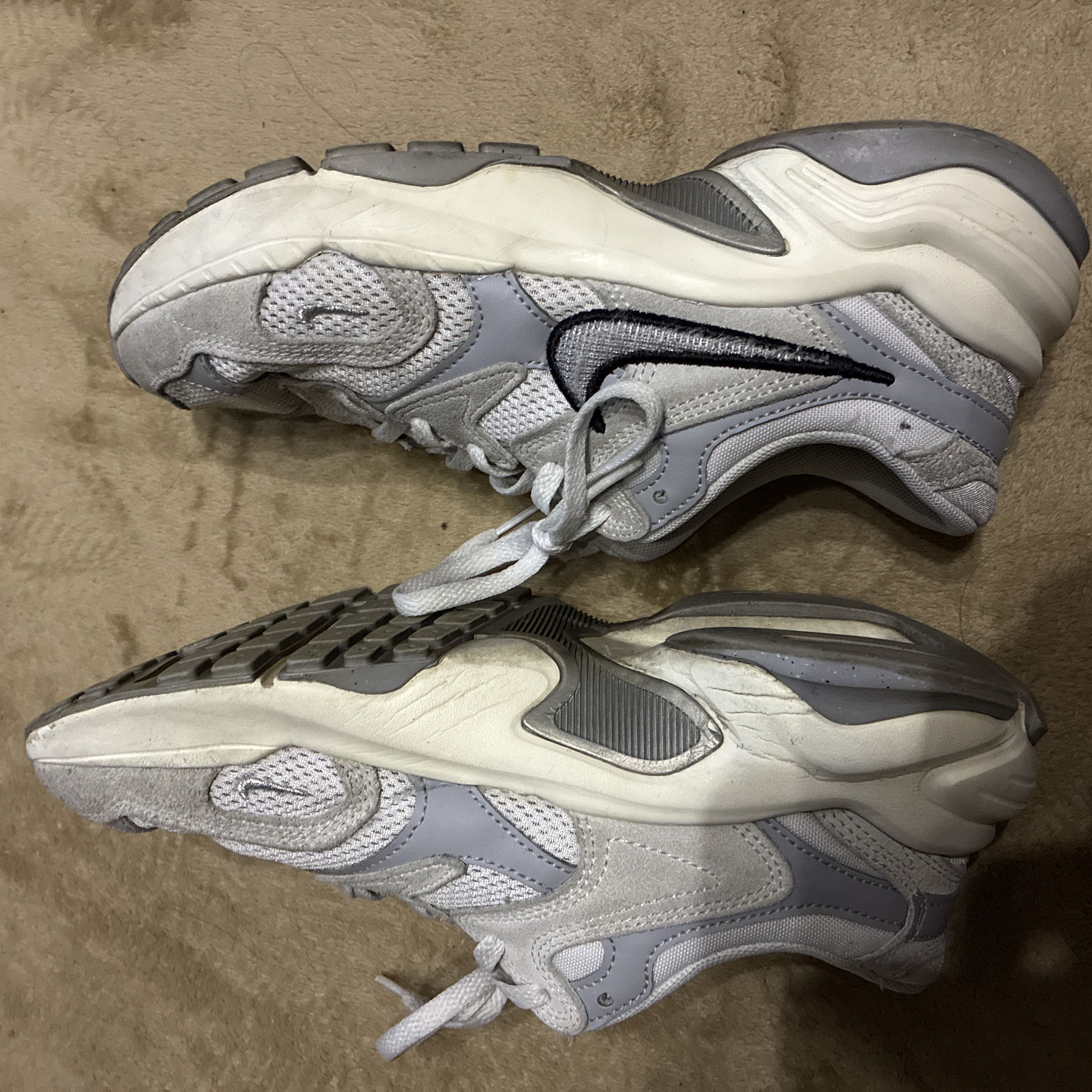 NIKE Sneakers, Gray, Women's, 24.0 cm 24cm