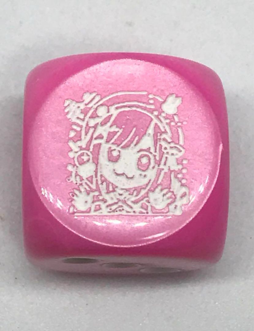 [EVENDO Limited] Niji-sanji Suzuhara Ruru dice, 6-sided dice, pink