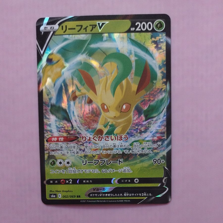 @1 @1 LeafeonV RR 002/069 1枚