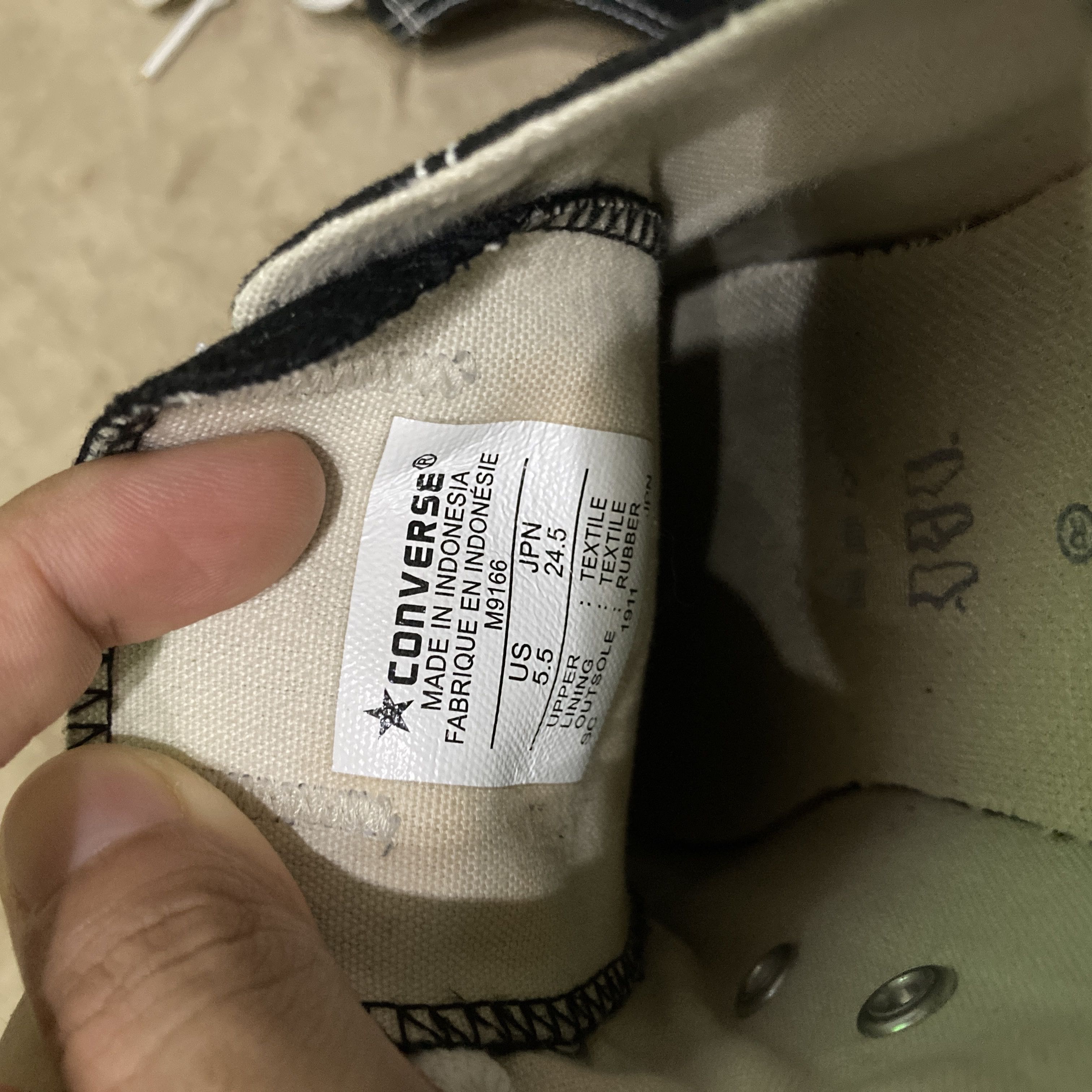 CONVERSE ALL STAR コンバース 白黒 24.5cm