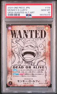 【PSA10】モンキー・D・ルフィ(パラレル)(手配書) SP OP05-119