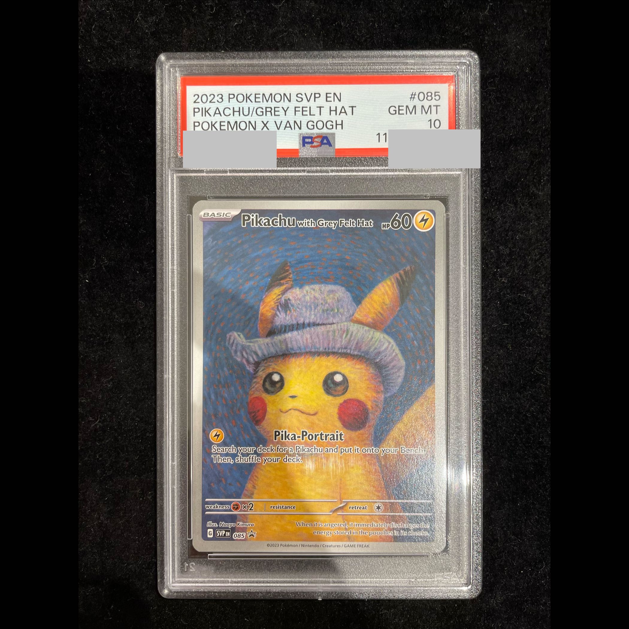 PSA10】ピカチュウ ゴッホ プロモ 開封済 PROMO 085/SVP 1枚の通販