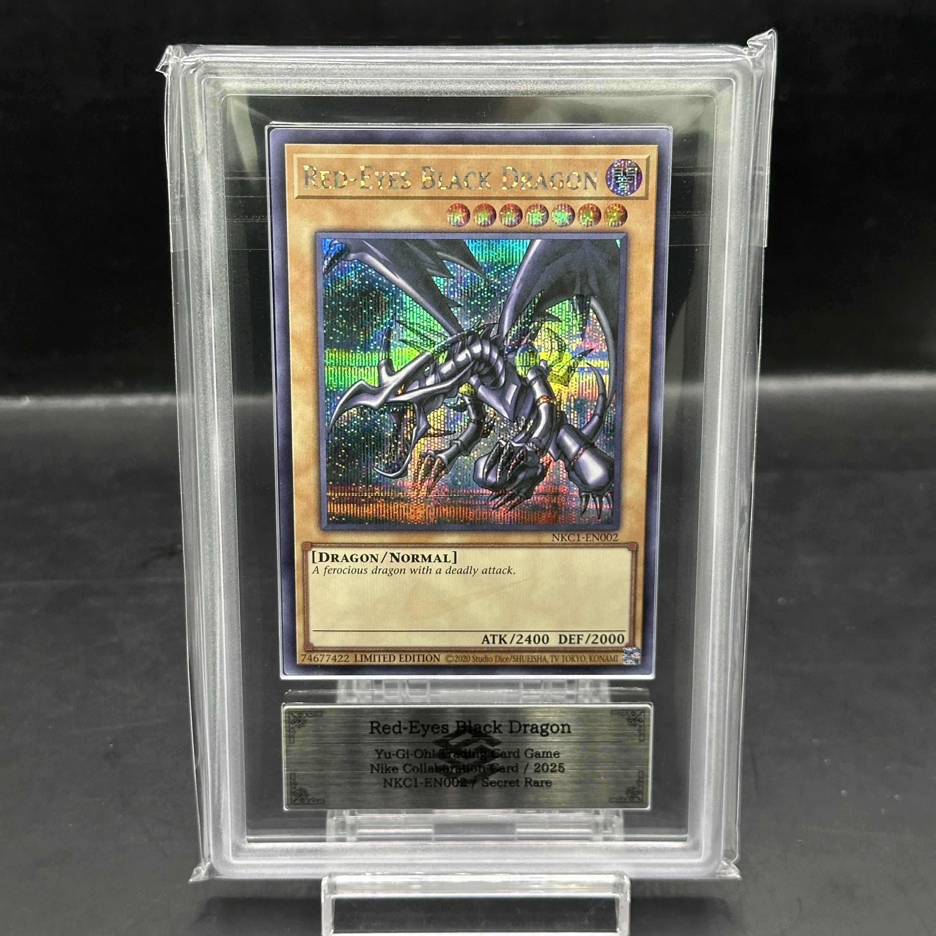 ARS10] Red-Eyes Black Dragon (English Version/Nike Logo) [Secret] {NKC1-EN002} 1枚