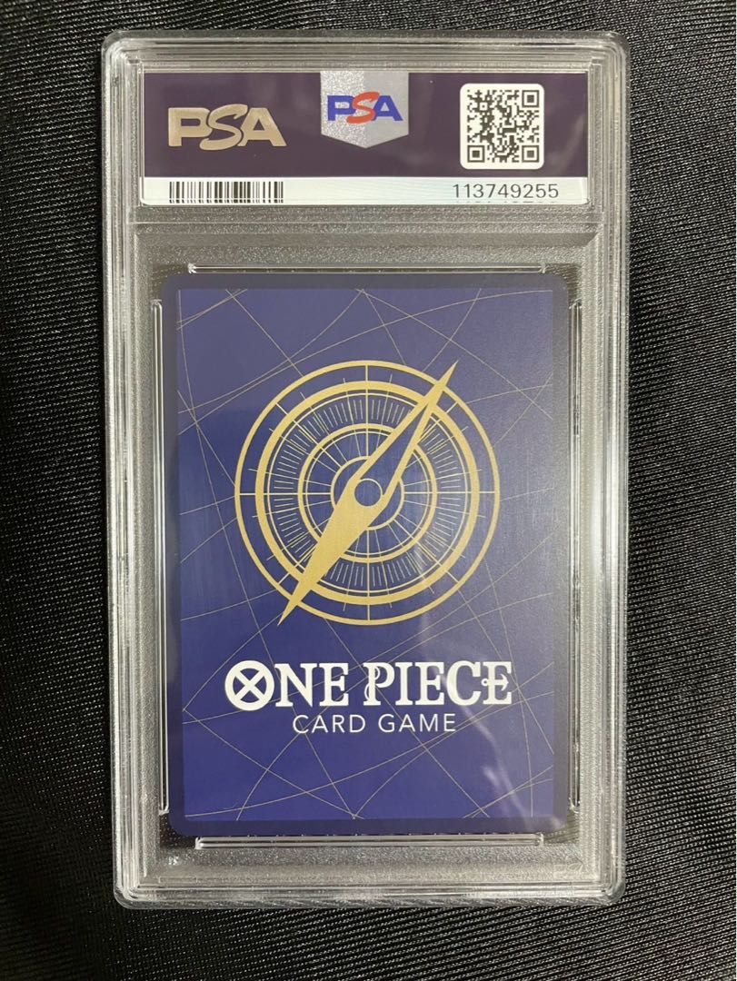 PSA10】モンキー・D・ルフィ(パラレル)(銀パラレル・銀背景) P
