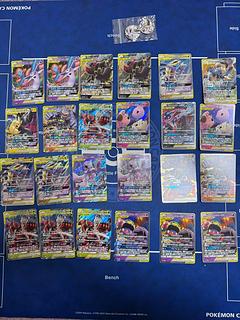 Pokéka tag team rr, 36 pieces for sale in bulk, 2 extra medals. 1枚