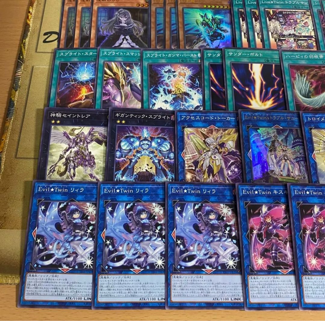 Yu-Gi-Oh Evil★Twin Evil Twin Deck Full Scale Construction Live Twin 1枚