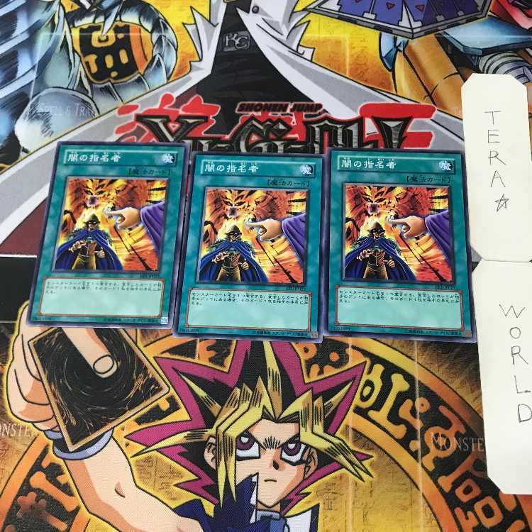 Dark Designator 1 Normal Spell Card 3-Card Set Tera 3枚