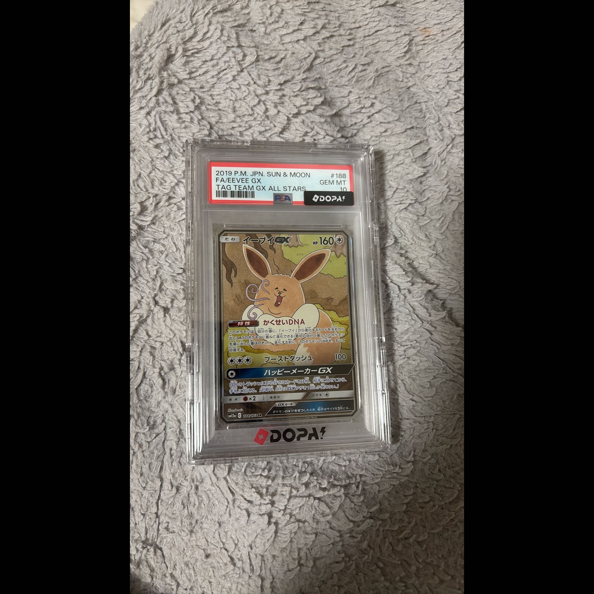 [PSA10] EeveeGX SR 188/173 1枚
