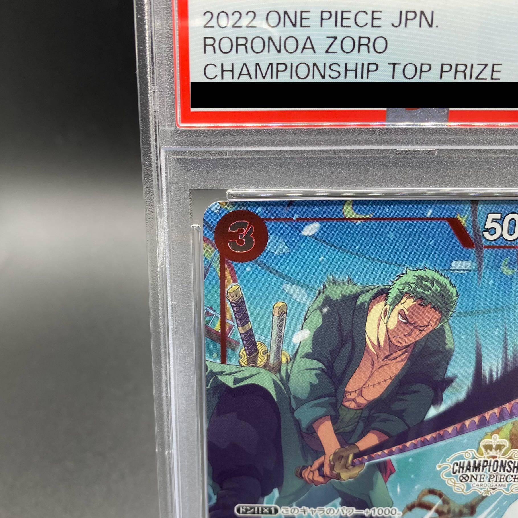 PSA10] Roronoa Zoro Championship 2022 Promo - Opened PROMO ST01-013