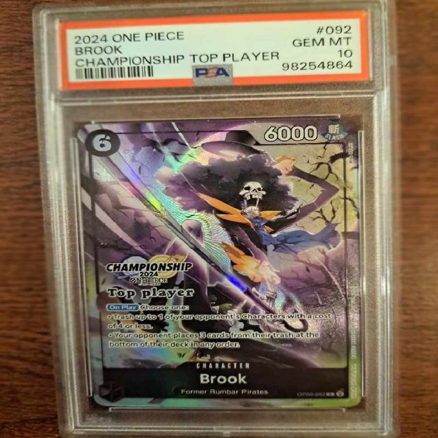 ブルック チャンピオンシップ 2024　TopPlayer プロモ PSA10 1枚