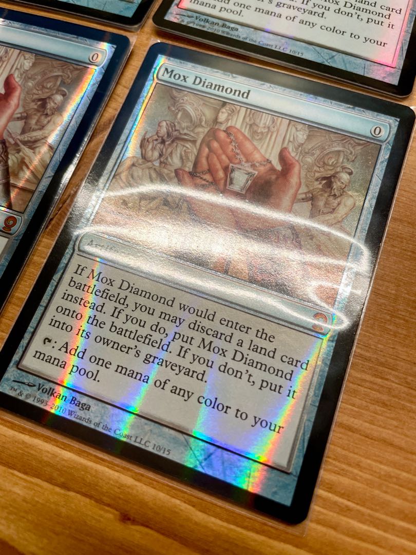 Mox Diamon (genus of diamondfish) Mox Diamond/Mox Diamond 4 foil FtV MTG 4枚