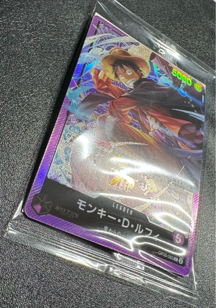 プロモカード 未開封】モンキーDルフィ/リーダーパラレル プロモカード 未開封】モンキーDルフィ/リーダーパラレル
