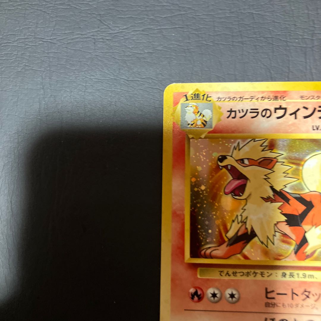 【状態】B ポケカ　旧裏　カツラのウィンディ 1枚