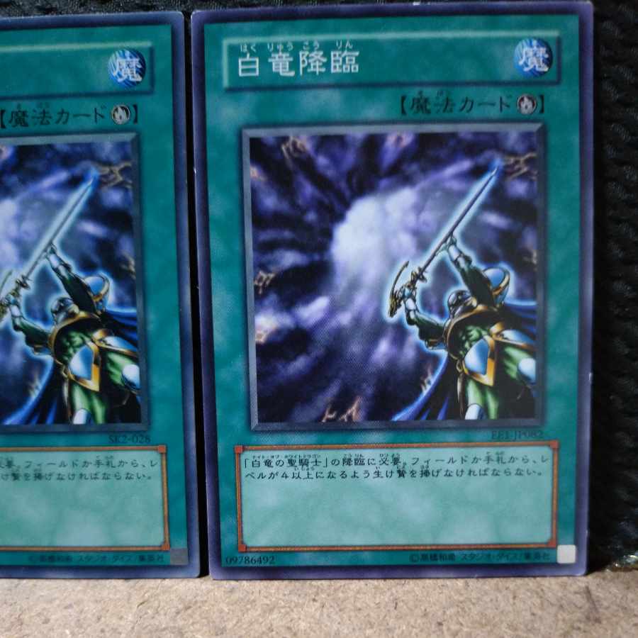 【ぽぽたん】遊戯王  1682  白竜降臨  ノーマル  2枚 2枚