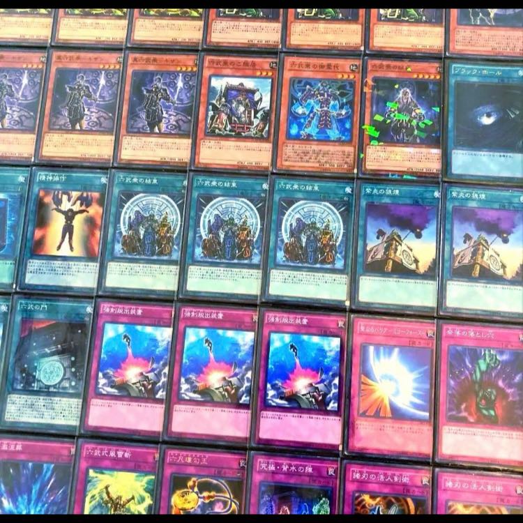 遊戯王【１１０３環境！！大会構築！！三重スリーブ！！】六武衆デッキ４０枚　ＥＸ&サイド１５枚 1枚