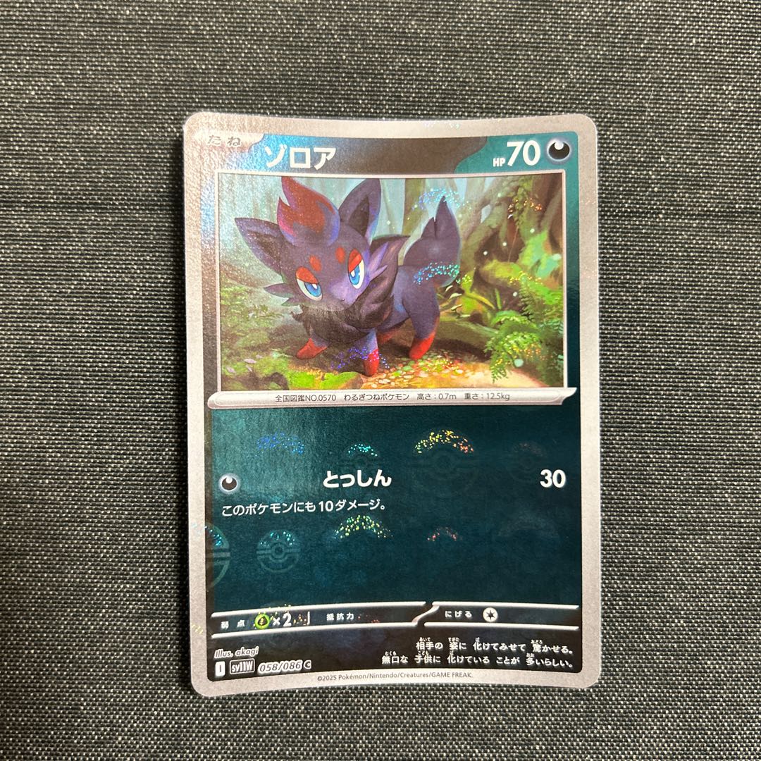 Zorua (Poke Ball pattern/mirror) C 058/086