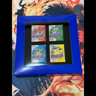 ポケモンセンター パッケージピンズ 赤・緑・青・ピカチュウ